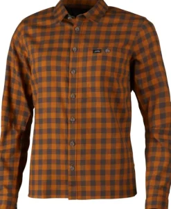 Lundhags Ekren LS Shirt naisten pitkähihainen paita, Dark Gold