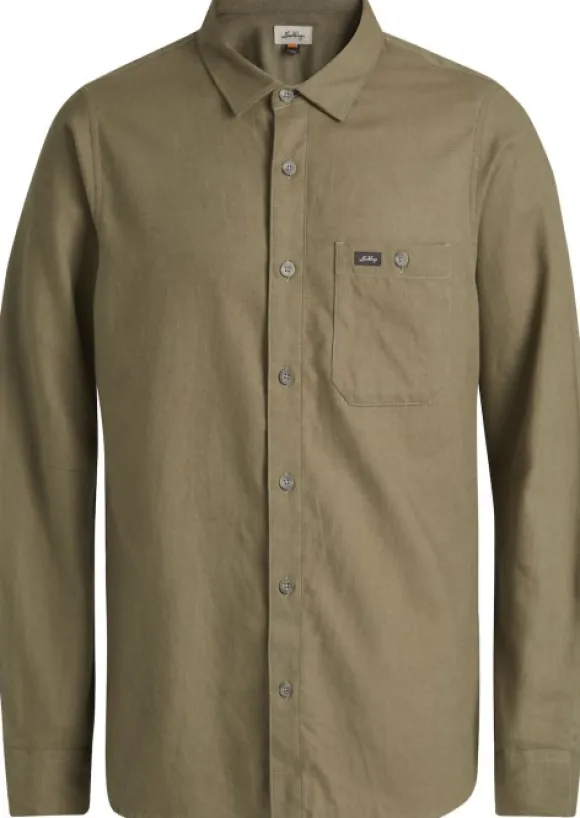 Lundhags Ekren Solid Ms LS Shirt paita, Clover