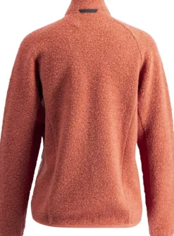 Lundhags Flok Wool Pile naisten takki, Pink Rouge