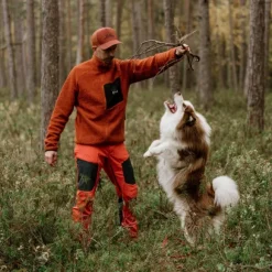 Lundhags Flok Wool Pile takki, punainen