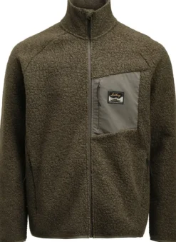 Lundhags Flok Wool Pile takki, Forest Green