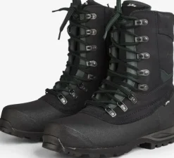 Lundhags Jaure II Light High Wide korkeavartiset vaelluskengät, musta/murrettu vihreä