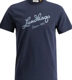Lundhags Järpen Logo T-shirt t-paita, Deep Blue