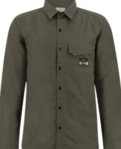 Lundhags Knak Insulated Shirt vuorattu paitatakki, maastonvihreä