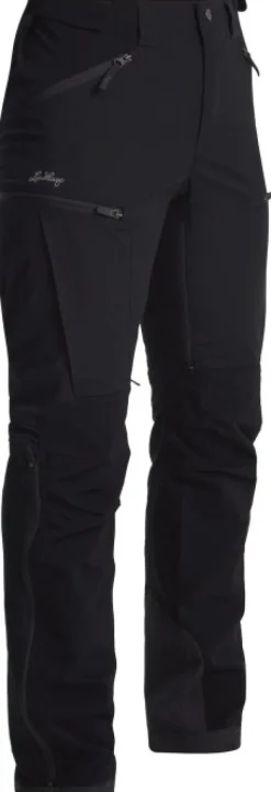 Lundhags Makke High Waist Curved Pant naisten ulkoiluhousut, musta