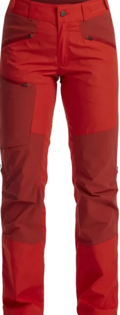 Lundhags Makke LT Pant naisten vaellushousut, punainen
