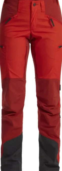 Lundhags Makke Pant naisten vaellushousut, Lively Red/Mellow Red