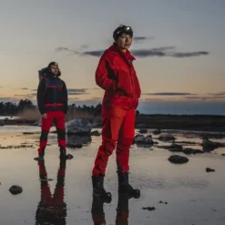 Lundhags Makke Pant naisten vaellushousut, Lively Red/Mellow Red