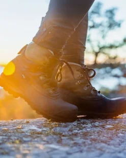 Lundhags Padje Light Trekking Boot Mid vaelluskengät, Black/Olive