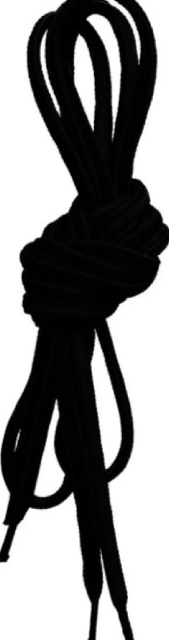 Lundhags Round Shoe Laces kengännauhat, unisex, musta, 130 cm