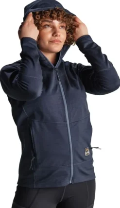 Lundhags Tived Merino Hoodie naisten huppari, Deep Blue