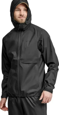 Lundhags Tived Waterproof Jacket takki, Charcoal