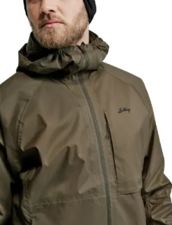Lundhags Tived Waterproof Jacket takki, Forest Green