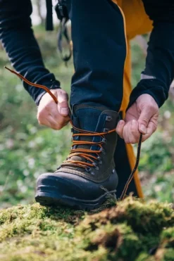 Lundhags Tjakke Mid Unisex retkeilykengät, ruskea/musta