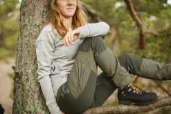 Lundhags Vanner -naisten ulkoiluhousut, harmaa/musta