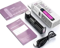 M Tiger Sports USB-laturi 18650/18350 akuille