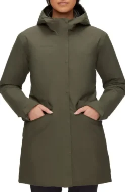 Mammut Chamuera HS Thermo hooded Parka -naisten takki, Iguana