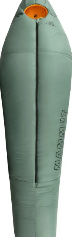 Mammut Comfort synteettinen makuupussi -15°C, vihreä