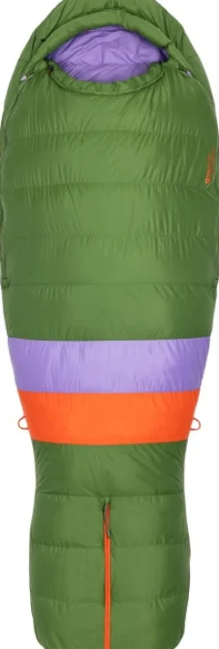 Marmot Angel Fire Long naisten untuvamakuupussi, Foliage/Paisley Purple