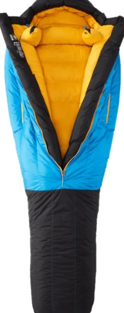 Marmot CWM Long expedition-makuupussi, sininen/musta