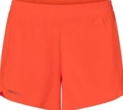 Marmot Elda Short 4" naisten shortsit, punaoranssi