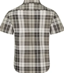 Marmot Men's AirExchange SolarShield Novelty SS Shirt Hickory Nut Wayland Plaid
