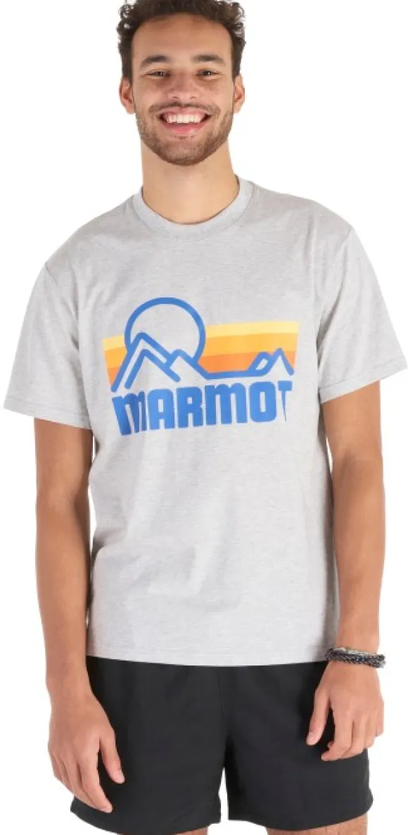 Marmot Men's Coastal Tee SS Light Grey Heather