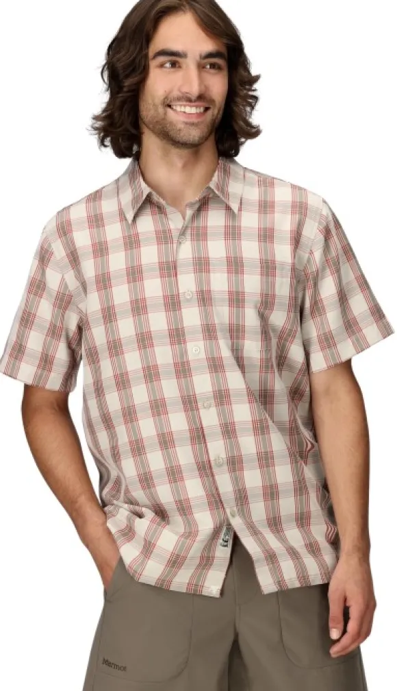 Marmot Men's Eldridge Novelty Classic SS Birch Bark Oliver Plaid