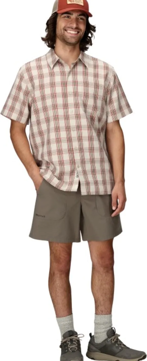 Marmot Men's Eldridge Novelty Classic SS Birch Bark Oliver Plaid