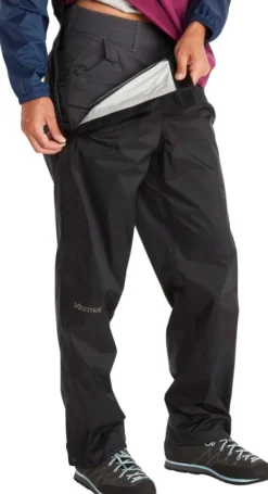 Marmot PreCip Eco Full Zip Pant naisten housut, Black