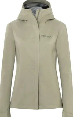 Marmot PreCip Eco Pro Jacket naisten ulkoilutakki, vihreäharmaa