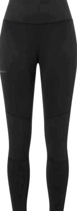 Marmot Rock Haven Hybrid Tight naisten ulkoilutrikoot, musta