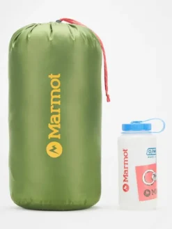 Marmot Sawtooth Lonf extraleveä untuvamakuupussi Dark Azure/Foliage Unisex