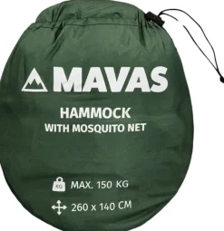 Mavas Hammock riippumatto hyttysverkolla