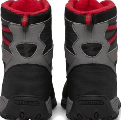 Merrell Kids Outback Snow Boot lasten talvikenkä, musta/harmaa/punainen