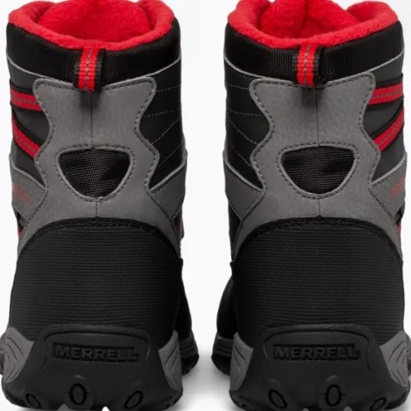 Merrell Kids Outback Snow Boot 2.0 WP lasten talvikengät, punainen/musta