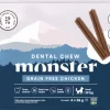 Monster Dog Dental Chew GF hammashoitoherkku kana, S, 28 kpl