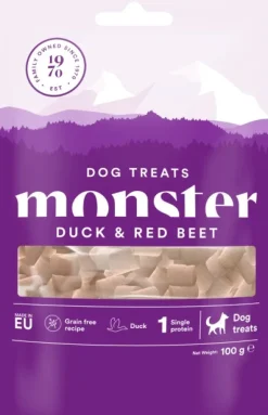 Monster Dog Treats All Breed Duck/Beet 100 g