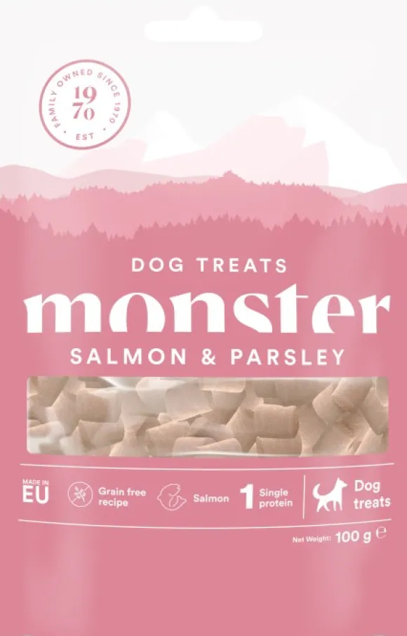 Monster Dog Treats All Breed Salmon 100 g
