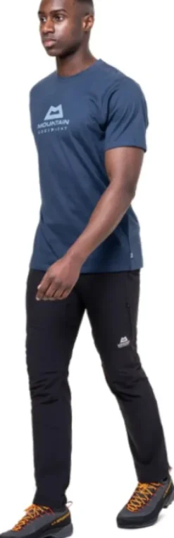 Mountain Equipment Emblem Men's Tee Denim Blue