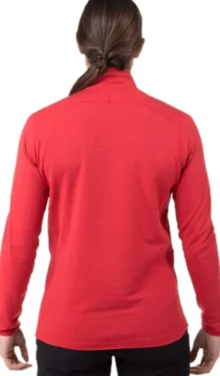 Mountain Equipment Lumiko Zip T naisten fleecepaita, Capsicum Red