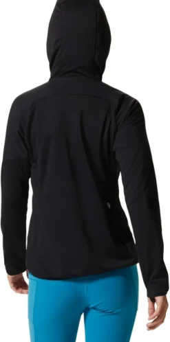 Mountain Hardwear Stratus Range Full Zip naisten fleecehuppari, musta