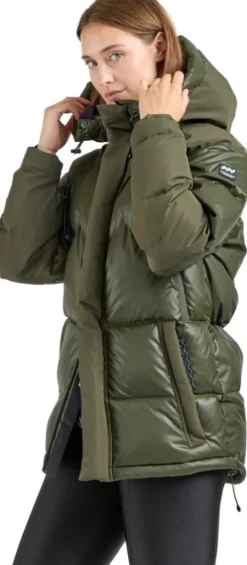 Mountain Works Fatboy Down Parka 3.0 parkatakki, vihreä