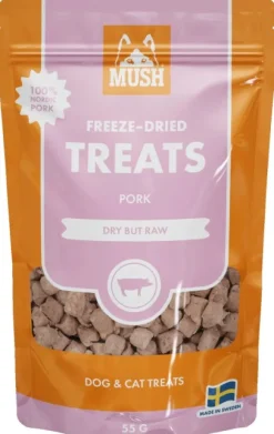 MUSH Treats Frystorkat Gris 55 g