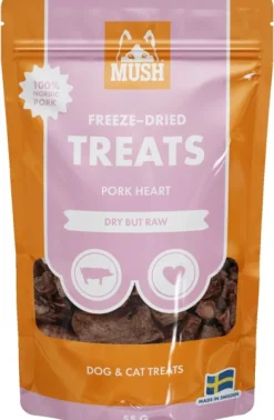 MUSH Treats Frystorkat Grishjärta 50 g