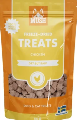MUSH Treats Frystorkat Kyckling 55 g