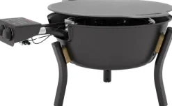 Muurikka kaasupoltin lyhyillä jaloilla 48 SL, musta