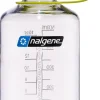 Nalgene Bottle 0,5 L Narrow Mouth Sustain Clear/green