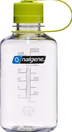 Nalgene Bottle 0,5 L Narrow Mouth Sustain Clear/green