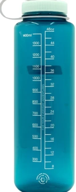 Nalgene Bottle 1,4 L Wide Mouth Sustain Trout green